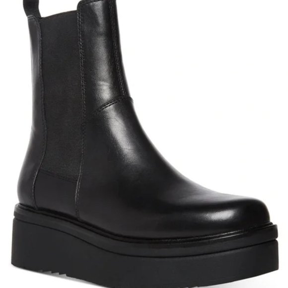 Steve Madden Shoes - Steve Madden Black Clarisa Platform Chelsea Boot, Size 8.5